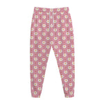 Chicken Love Emoji Pattern Print Jogger Pants