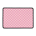Chicken Love Emoji Pattern Print Kitchen Mat