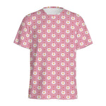 Chicken Love Emoji Pattern Print Men's Sports T-Shirt