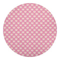 Chicken Love Emoji Pattern Print Round Blanket