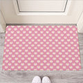 Chicken Love Emoji Pattern Print Rubber Doormat