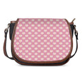 Chicken Love Emoji Pattern Print Saddle Bag
