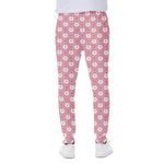 Chicken Love Emoji Pattern Print Scuba Joggers