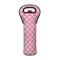 Chicken Love Emoji Pattern Print Single Neoprene Wine Tote