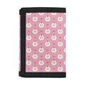Chicken Love Emoji Pattern Print Trifold Wallet