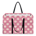Chicken Love Emoji Pattern Print Utility Tote Bag