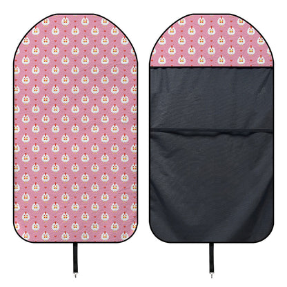 Chicken Love Emoji Pattern Print Waterproof Car Seat Cover