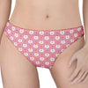 Chicken Love Emoji Pattern Print Women's Thong