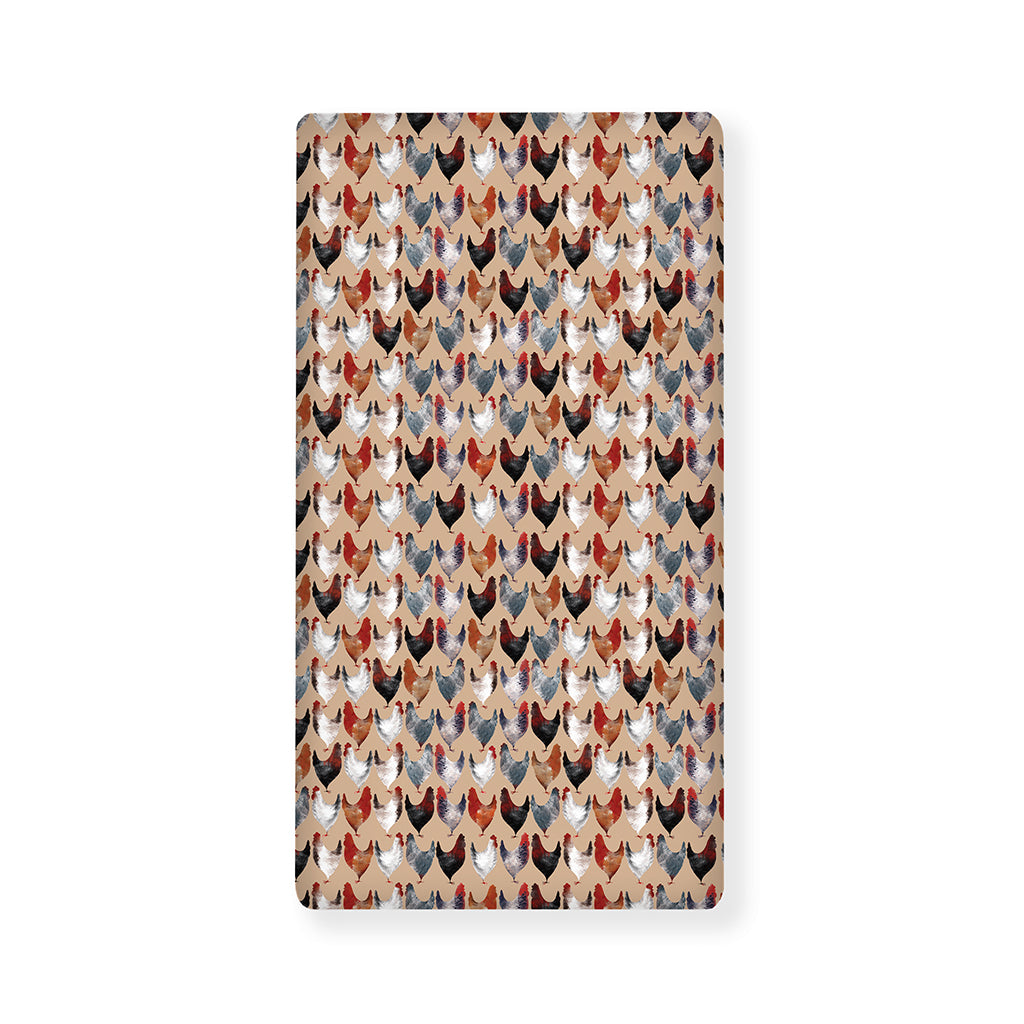 Chicken Painting Pattern Print Baby Crib Sheet