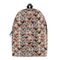 Chicken Painting Pattern Print School Backpack