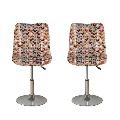 Chicken Painting Pattern Print Bar Stool Covers