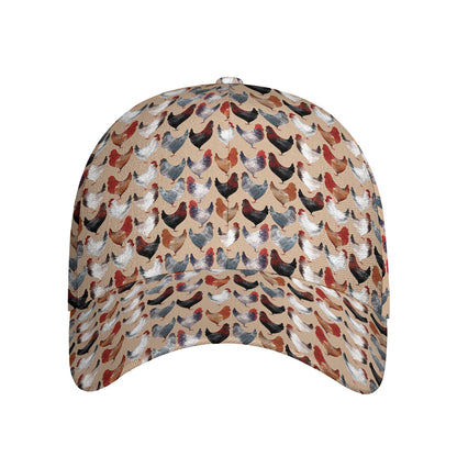 Chicken Painting Pattern Print Baseball Cap