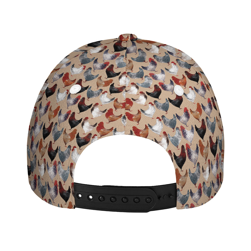 Chicken Painting Pattern Print Baseball Cap