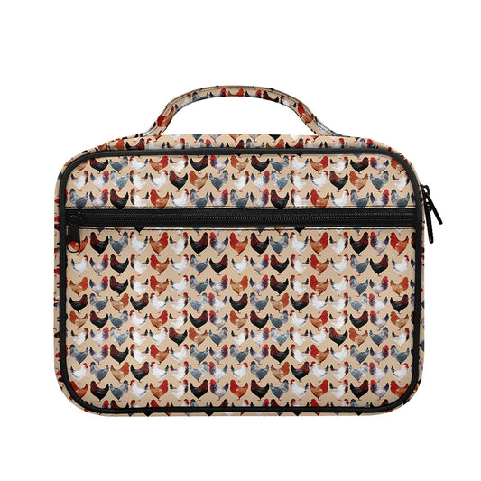 Chicken Painting Pattern Print Briefcase Bible Bag