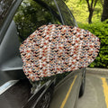 Chicken Painting Pattern Print Car Side Mirror Covers