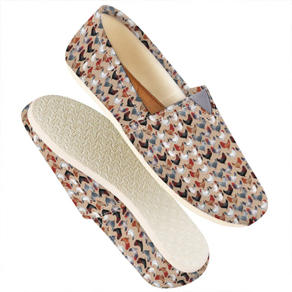 Chicken Painting Pattern Print Casual Shoes