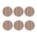 Chicken Painting Pattern Print Coaster Set