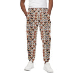 Chicken Painting Pattern Print Cotton Pants