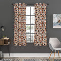 Chicken Painting Pattern Print Grommet Curtain Panels