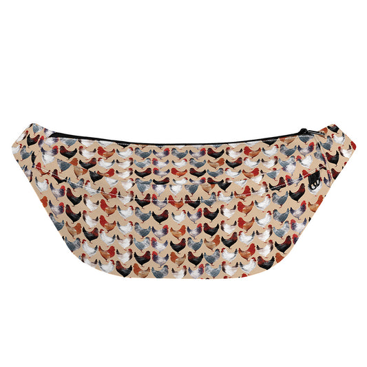 Chicken Painting Pattern Print Fanny Pack
