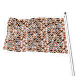 Chicken Painting Pattern Print Flag