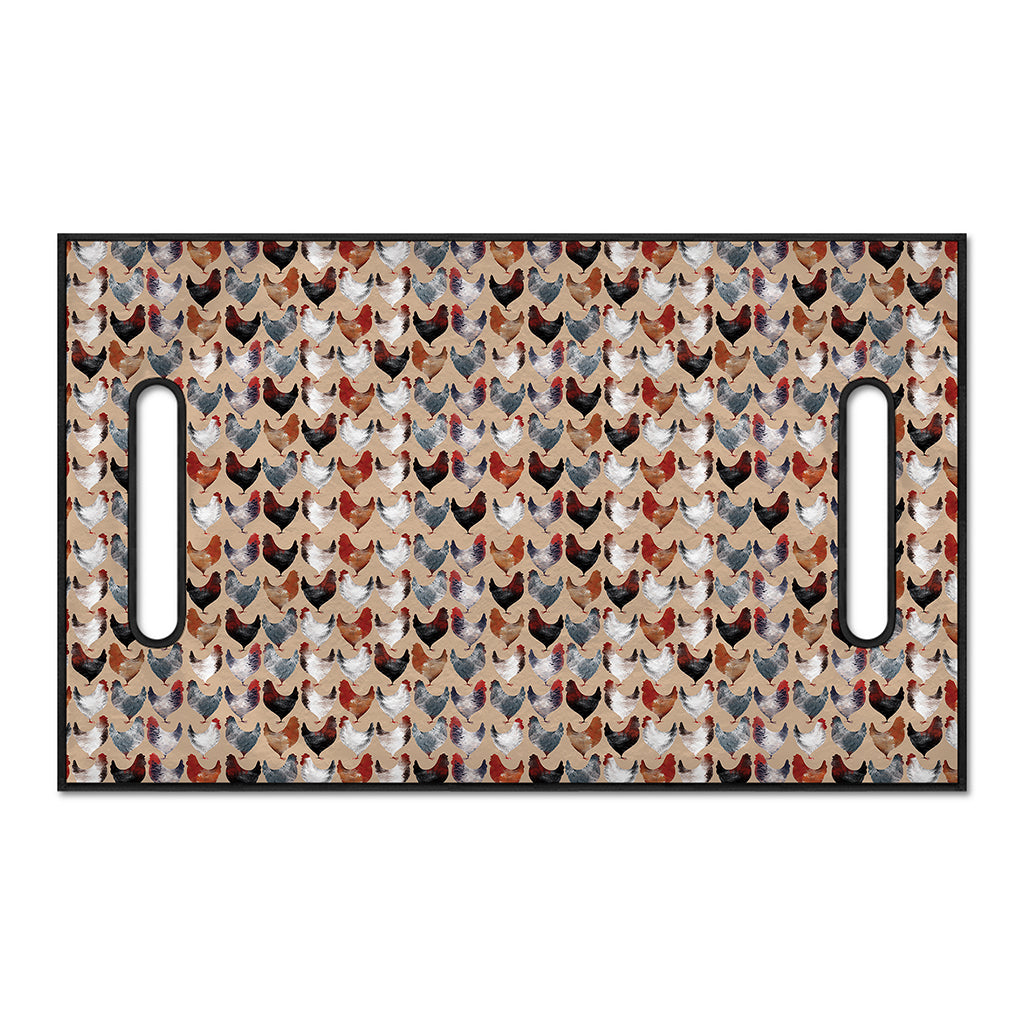 Chicken Painting Pattern Print Golf Cart Seat Cover