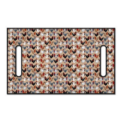 Chicken Painting Pattern Print Golf Cart Seat Cover