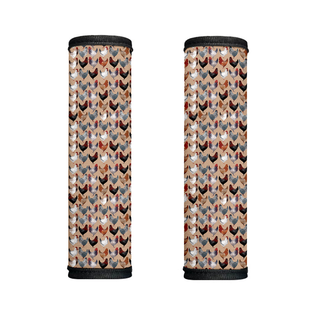 Chicken Painting Pattern Print Handle Covers
