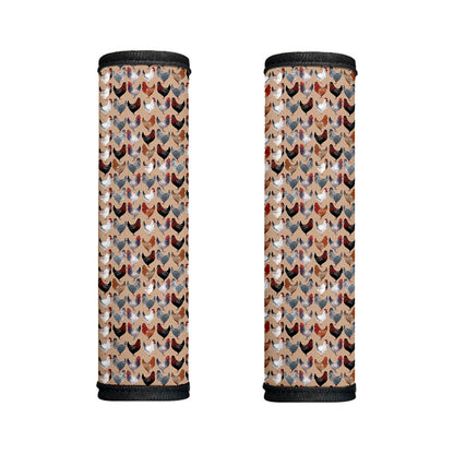 Chicken Painting Pattern Print Handle Covers