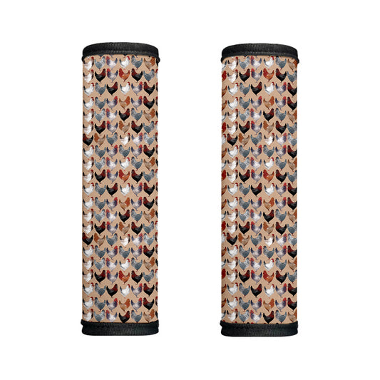 Chicken Painting Pattern Print Handle Covers