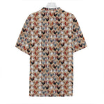 Chicken Painting Pattern Print Hawaiian Shirt