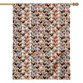 Chicken Painting Pattern Print House Flag