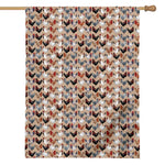 Chicken Painting Pattern Print House Flag