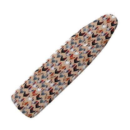 Chicken Painting Pattern Print Ironing Board Cover