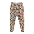 Chicken Painting Pattern Print Jogger Pants