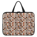 Chicken Painting Pattern Print Laptop Sleeve With Handle