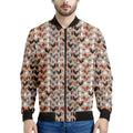 Chicken Painting Pattern Print Men's Bomber Jacket