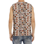 Chicken Painting Pattern Print Men's Fitness Tank Top