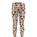 Chicken Painting Pattern Print Men's Leggings