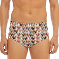 Chicken Painting Pattern Print Men's Triangle Swim Briefs