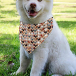 Chicken Painting Pattern Print Over The Collar Dog Bandana