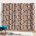 Chicken Painting Pattern Print Pencil Pleat Curtains