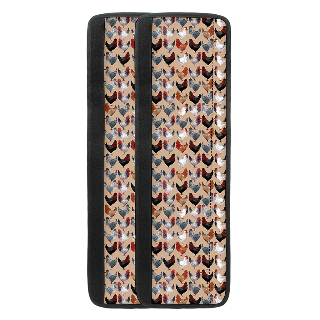 Chicken Painting Pattern Print Refrigerator Handle Covers