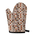 Chicken Painting Pattern Print Single Oven Mitt