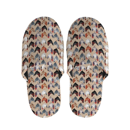 Chicken Painting Pattern Print Slippers
