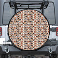 Chicken Painting Pattern Print Tire Cover