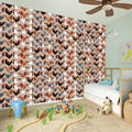 Chicken Painting Pattern Print Wall Sticker