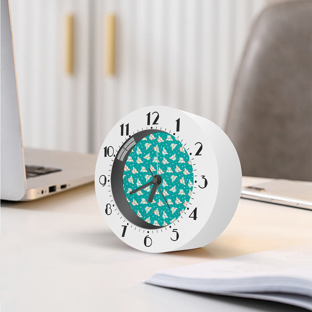 Chihuahua Puppy Pattern Print Alarm Clock