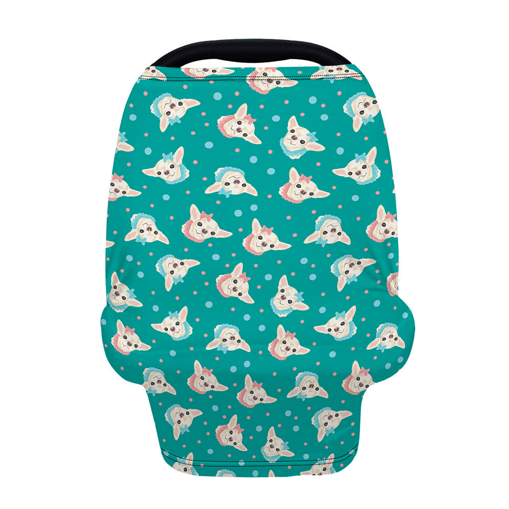 Chihuahua Puppy Pattern Print Baby Seat Cover