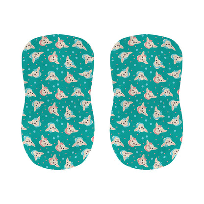 Chihuahua Puppy Pattern Print Bar Stool Covers
